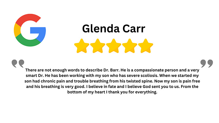 Chiropractic Phoenix AZ Barr Brace Testimonial Glenda