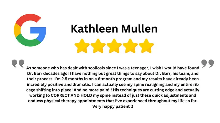 Chiropractic Phoenix AZ Scolio-Trainer Testimonial Kathleen