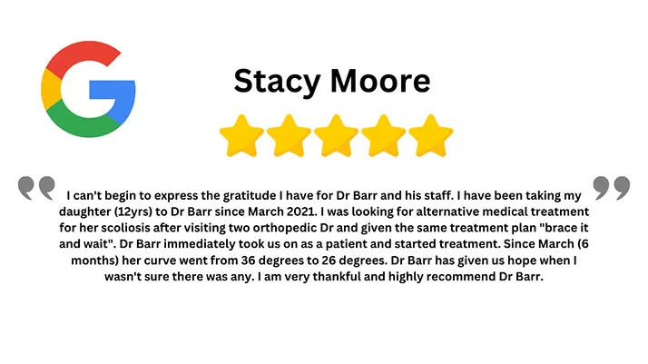 Chiropractic Phoenix AZ Scolio-Trainer Testimonial Stacy